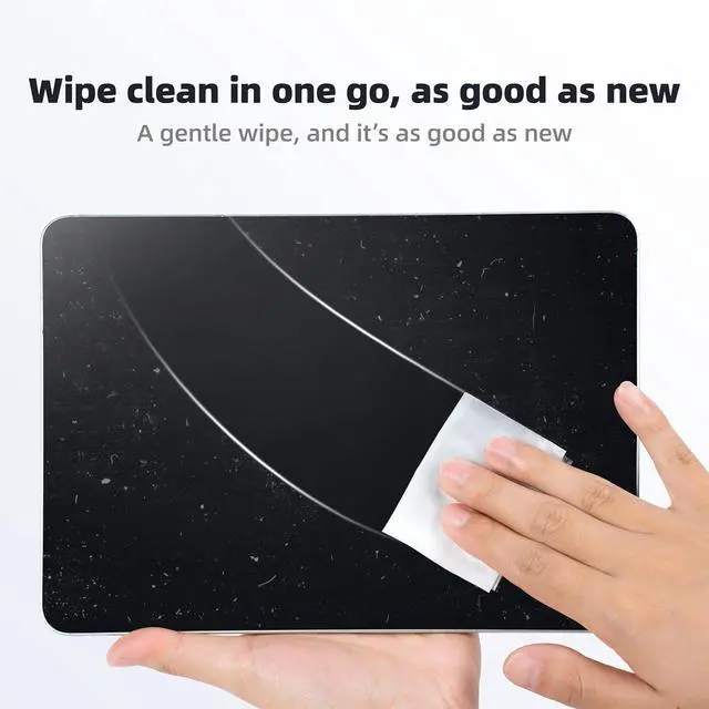 Alt view image 3 of 7 - 200 Count Lens Wipes for Eyeglasses, Eyeglass Cleaning Wipes Pre-moistened Individually Wrapped Sracth-Free Streak-Free Eye Glasses Cleaner Wipes for Camera Lens, Sunglass, Goggles