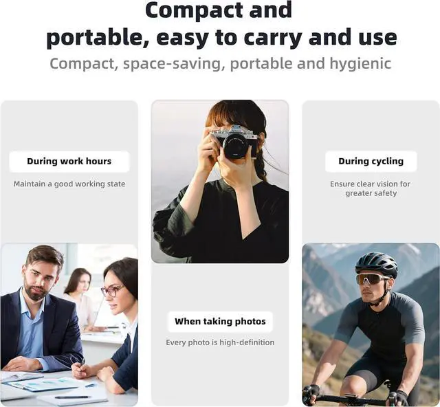 Alt view image 6 of 7 - 200 Count Lens Wipes for Eyeglasses, Eyeglass Cleaning Wipes Pre-moistened Individually Wrapped Sracth-Free Streak-Free Eye Glasses Cleaner Wipes for Camera Lens, Sunglass, Goggles