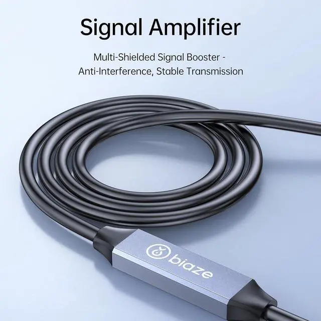 Alt view image 6 of 7 - USB Extension Cable USB 3.0 Extension Cord Type A Male to Female Cord Nylon Braided High Data Transfer Compatible with USB Keyboard, Mouse, Flash Drive(30ft)