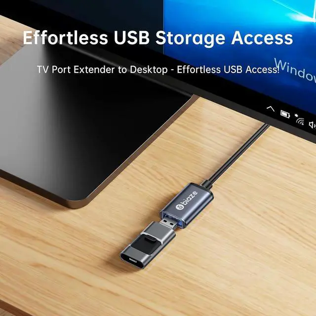 Alt view image 7 of 7 - USB Extension Cable USB 3.0 Extension Cord Type A Male to Female Cord Nylon Braided High Data Transfer Compatible with USB Keyboard, Mouse, Flash Drive(3ft)