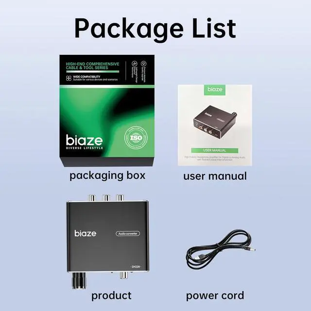 Alt view image 6 of 6 - 192KHz Digital to Analog Audio Converter, Upgrade Volume Adjustable DAC Digital SPDIF Optical to Analog L/R RCA Converter Toslink Optical to 3.5mm Jack Adapter for HDTV, DVD, Blu-Ray Players