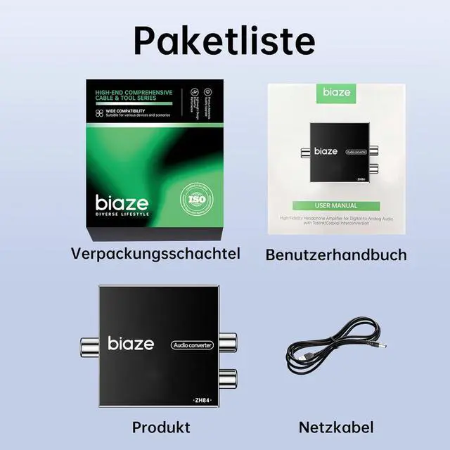 Alt view image 7 of 7 - 192kHz DAC Digital to Analog Audio Converter, Digital Audio SPDIF Optical Toslink Coaxial to Analog L/R & 3.5mm Jack Converters Optical to RCA Adapter for HDTV, DVD, Blu-Ray Players and PS3/4