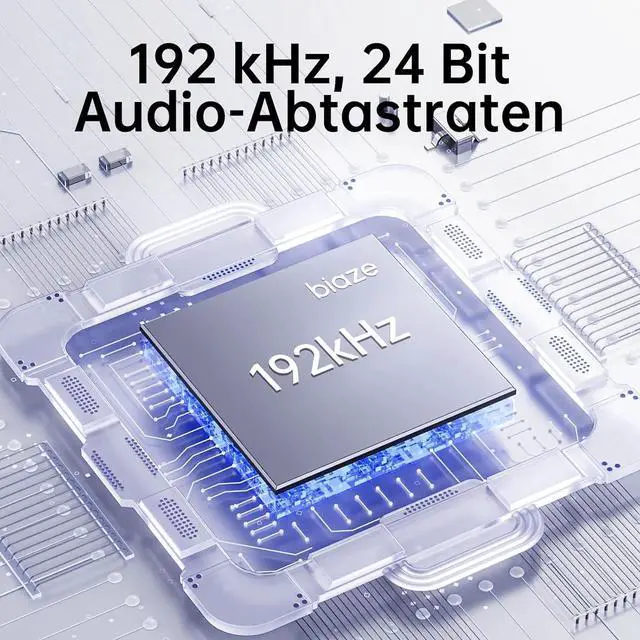 Alt view image 5 of 7 - 192kHz DAC Digital to Analog Audio Converter, Digital Audio SPDIF Optical Toslink Coaxial to Analog L/R & 3.5mm Jack Converters Optical to RCA Adapter for HDTV, DVD, Blu-Ray Players and PS3/4