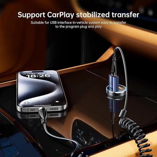 Alt view image 3 of 7 - USB to USB C Adapter 10Gbps, USB 3.2 OTG Converter with Dual-Sided Plug, Fast Charging Type-C Connector for Smartphones, Laptops, Tablets, Headphones, and USB C Cables