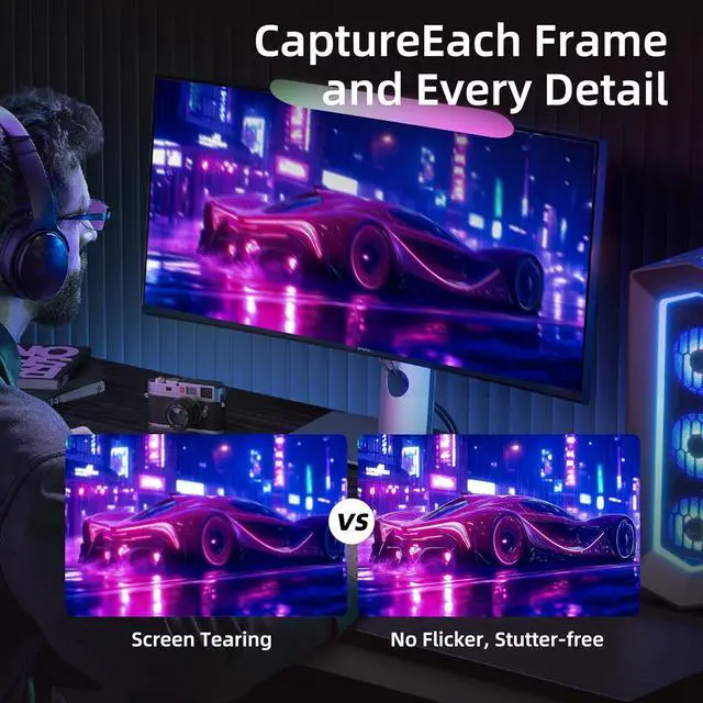 Alt view image 6 of 6 - 4K 8K HDMI2.1 Cable 48Gbps 16.5ft/5m,Ultra-High Speed HDMI Cable Braid - 4K:240Hz 8K:60Hz, HDR Compatible with Roku TV/PS5/4, Switch, Xbox/HDTV/Blu-Ray (16.5ft)