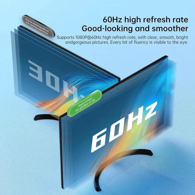 Alt view image 3 of 7 - DisplayPort to HDMI Adapter Cable, 1080P Full HD DP Male to HDMI Female Converter Cord, Plug and Play, Compatible with Desktop, Laptop, Monitor, Projector, HDTV