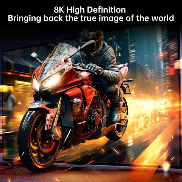 Alt view image 2 of 7 - Mini DisplayPort to DisplayPort 1.4 Adapter Cable, 8K@60Hz Bi-Directional Mini DP to DP Video Converter, 0.2M/0.66ft, Compatible with Laptop, Surface, Graphics Card, Monitor, Projector