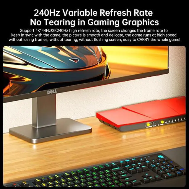 Alt view image 4 of 7 - Mini DisplayPort to DisplayPort 1.4 Adapter Cable, 8K@60Hz Bi-Directional Mini DP to DP Video Converter, 0.2M/0.66ft, Compatible with Laptop, Surface, Graphics Card, Monitor, Projector