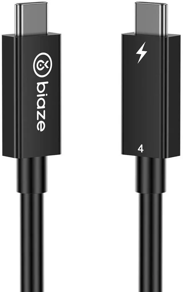 Main image of USB C Thunderbolt 4 Cable(3.28FT, 100W), USB C to USB C Cable USB 4 Data Cable, 40Gbps, 8K HD Display, Thunderbolt 4/3 Compatible for iPhone 16, MacBook, Hub, Docking and More