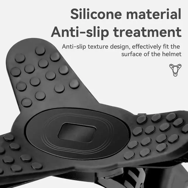 Alt view image 3 of 6 - Helmet Mount for GoPro, Motorcycle Chin Strap Attachment with Extension J Hook Dirt Bike Holder Mounting Accessories for Go Pro Max Hero 13 12 11 10 9 8 Insta360 X5 X4 D-J-I Osmo Nano Action 3 4 5 Pro