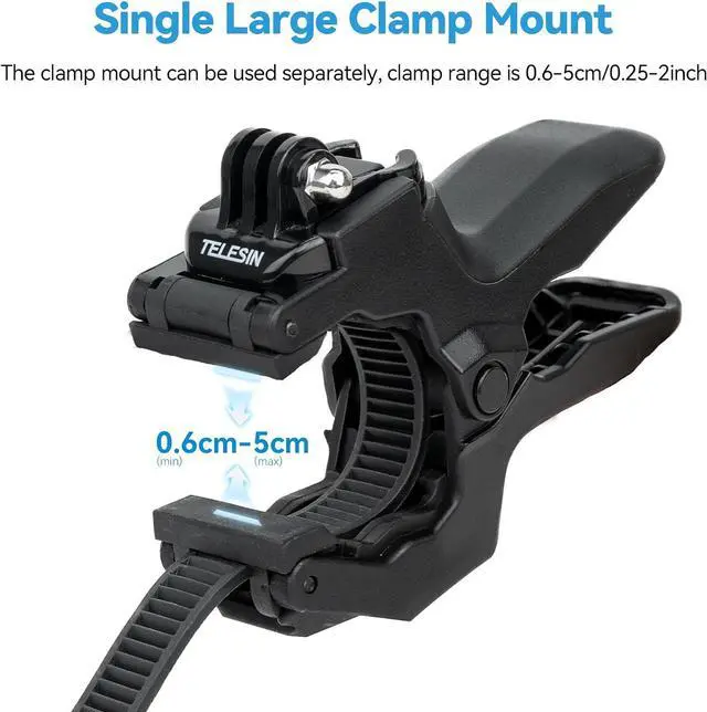 Alt view image 4 of 5 - Jaws Flex Super Clamp Mount Gooseneck Tripod Desk Table Strolle Vlog Video Light Extension Holder Attach for GoPro Max 13 12 11 10 9 8 7 6 5 Insta360 X3 Go3 Ace Pro D-J-I Action 4 Pocket 3 Accessories