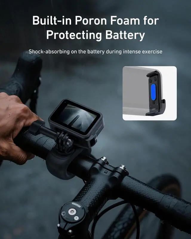 Alt view image 5 of 7 - TELESIN° G2 Upgraded Battery Door Cover for GoPro 13 12 11 10 9, Water Snow Resistant Protective Case Charger Type-C Charging Mount for Go Pro Hero 13 Hero 12 Hero 11 Hero 10 Hero 9 Black Accessories