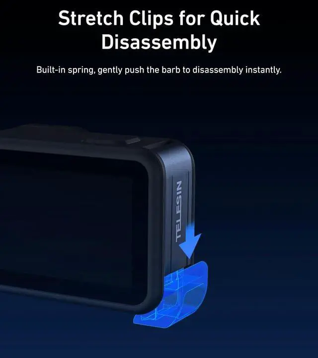 Alt view image 6 of 7 - TELESIN° G2 Upgraded Battery Door Cover for GoPro 13 12 11 10 9, Water Snow Resistant Protective Case Charger Type-C Charging Mount for Go Pro Hero 13 Hero 12 Hero 11 Hero 10 Hero 9 Black Accessories