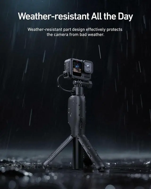 Alt view image 3 of 7 - TELESIN° G2 Upgraded Battery Door Cover for GoPro 13 12 11 10 9, Water Snow Resistant Protective Case Charger Type-C Charging Mount for Go Pro Hero 13 Hero 12 Hero 11 Hero 10 Hero 9 Black Accessories