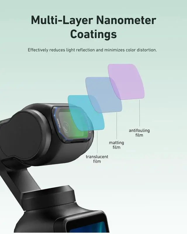 Alt view image 7 of 7 - TELESIN Pocket 3 Magnetic Black Diffusion 1/4 Filter, Dreamy Cinematic Mist Lens Effect Filter for D-J-I Osmo Pocket 3, Ultra Slim Frame & Multi Coated HD Optical Glass for Osmo Pocket Accessories