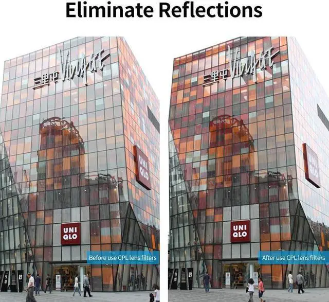 Alt view image 7 of 7 - TELESIN Polarizing Filter for GoPro Hero 12 Hero 11 Hero 10 Hero 9 Black, CPL Circular Polarizer Filter Lens Protector for Go Pro 12 11 10 9 Accessories