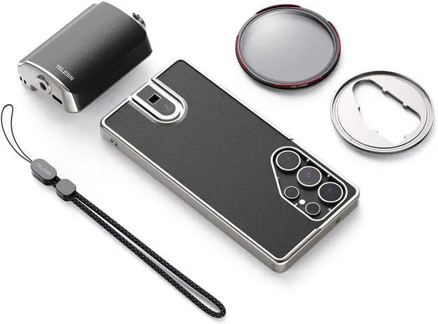 Main image of TELESIN Fun Shot Mastergrip Phone Camera Grip Photography Kit (Grip + Phone Case + 67mm CPL Filter Lens) for SAM-SUNG Galaxy S25 Ultra, Comfort Ergonomic Professional Master Handle Holder