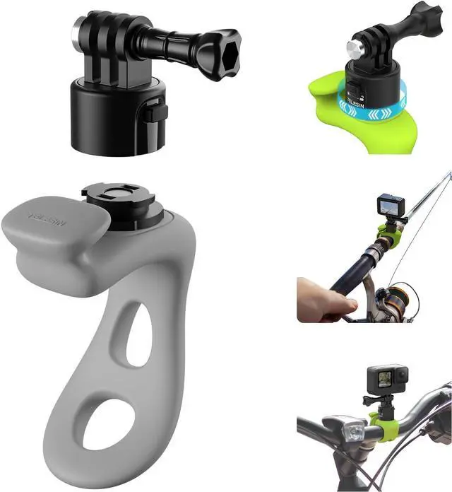 Main image of TELESIN S2 Quick Release 360 Flexible Mount Wrap Band, Bike Motorcycle Handlebar Roll Bar Tube Stick Pole Mounting Accessories for GoPro 13 12 11 10 8 7 Insta360 X3 X4 D-J-I Action 5 Pro 4 Pocket 3