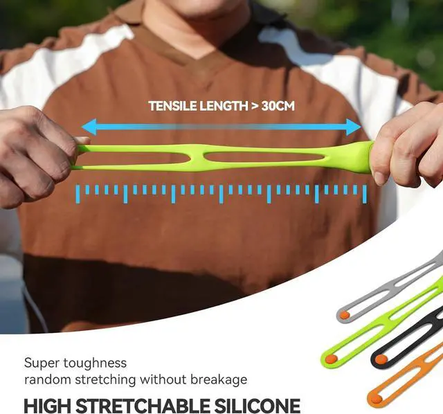 Alt view image 4 of 6 - TELESIN S2 Quick Release 360 Flexible Mount Wrap Band, Bike Motorcycle Handlebar Roll Bar Tube Stick Pole Mounting Accessories for GoPro 13 12 11 10 8 7 Insta360 X3 X4 D-J-I Action 5 Pro 4 Pocket 3