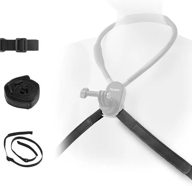 Main image of TELESIN° Fixing Chest Strap for GoPro Insta360 D-J-I Action Pocket Neck Mount Necklace Holder Lanyard Accessories