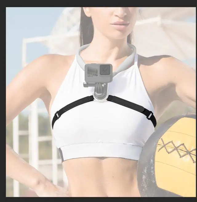 Alt view image 4 of 4 - TELESIN° Fixing Chest Strap for GoPro Insta360 D-J-I Action Pocket Neck Mount Necklace Holder Lanyard Accessories