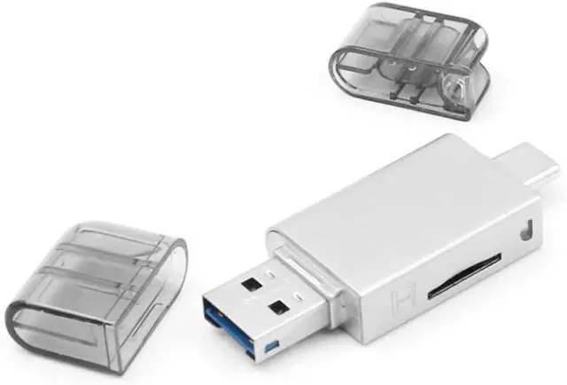 Alt view image 6 of 7 - USB-C Type C/USB 2.0 to NM Nano Memory Card TF Micro SD Card Reader for Cell Phone Laptop