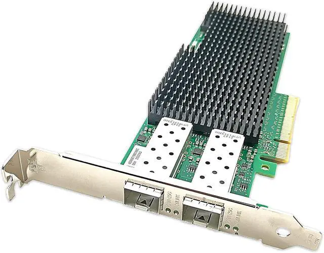 Alt view image 3 of 3 - 10/25Gb Dual Converged Network Card (NIC), 25gigabit Ethernet Interface Adapter 2 x SFP28 Port,PCIe 3.0 x 8 Compatible with XXV710-DA2 Support Windows/Windows Server/Linux/Freebsd