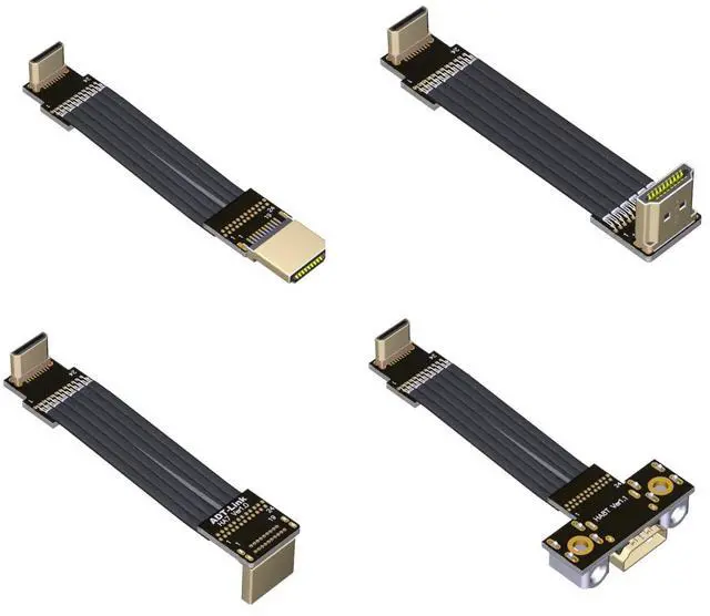Main image of HDMI 2.1 Type-A Male to MINI Type-C Female Flat Cable for FPV Aerial Photography Gopro Camera (30cm, A8T-C7(Female-Male))