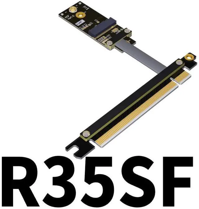 Main image of PCIe x16 Edge to M.2 WiFi Slot Adapter Cable for M.2 WiFi Key A.E. Extension (15cm, R35SF)