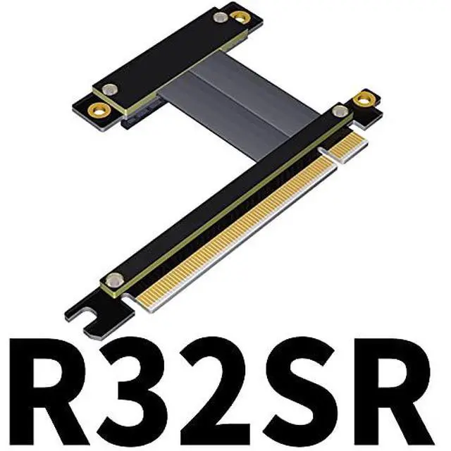 Alt view image 3 of 3 - PCI Express 3.0 x16 to x4 Extension Cable 90 180 270 Degree (30cm, R32SR)