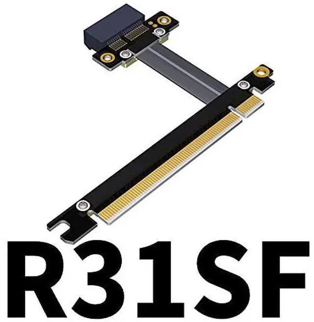 Main image of PCI Express 3.0 x16 to x1 Extension Cable 90 180 270 Degree (25cm, R31SL)