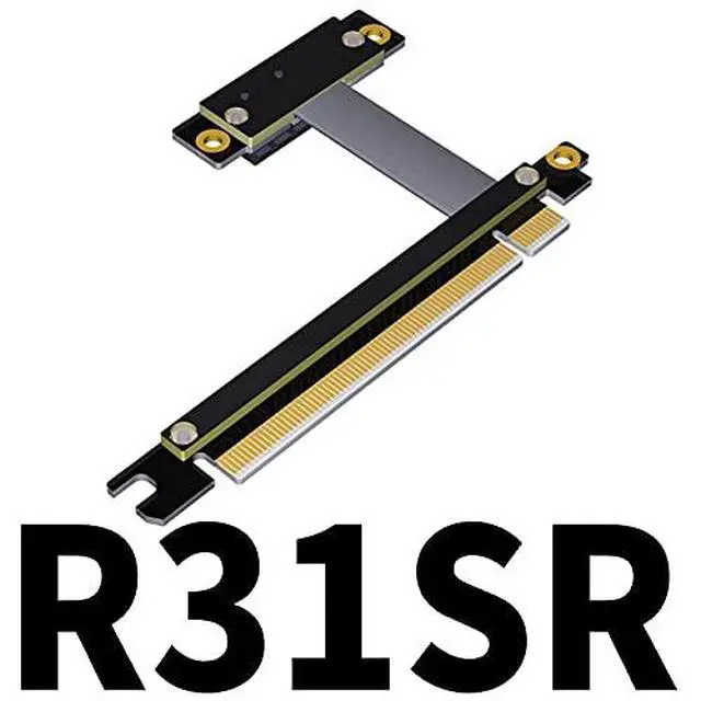 Alt view image 3 of 3 - PCI Express 3.0 x16 to x1 Extension Cable 90 180 270 Degree (25cm, R31SL)