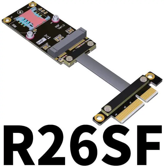 Main image of PCIe x4 to mini-PCIe Extension Cable (40cm, R26SF)