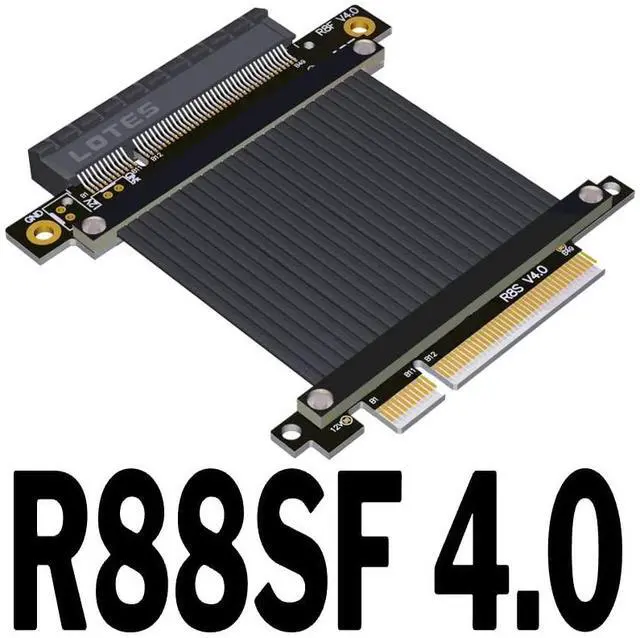 Main image of PCIe 4.0 x8 to x8 Extension Cable for Graphics Video Cards Extension (5cm, R88SL-4.0)