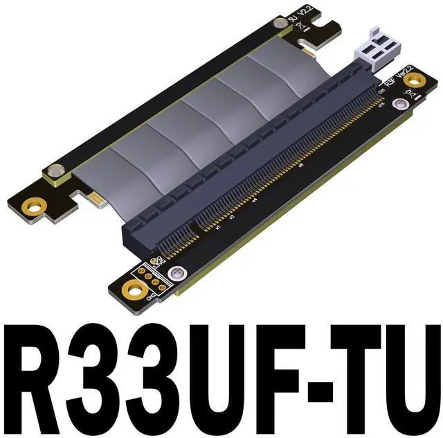 Alt view image 2 of 5 - PCI Express 3.0 x16 Extension Cable for ITX 18.5cm 18cm (17cm, R33SF-TU)