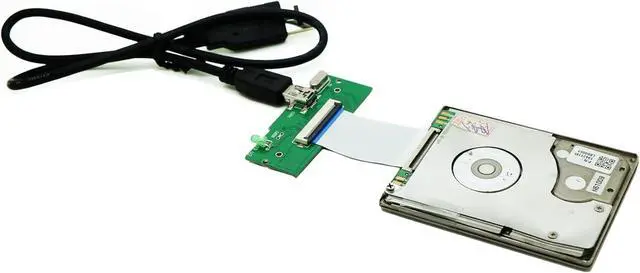 Alt view image 3 of 3 - USB 2.0 External 1.8-Inch 40-Pin ZIF HDD Adapter Card,Compatible with MK2008GAL MK3008GAL MK6028GAL Hard Disk