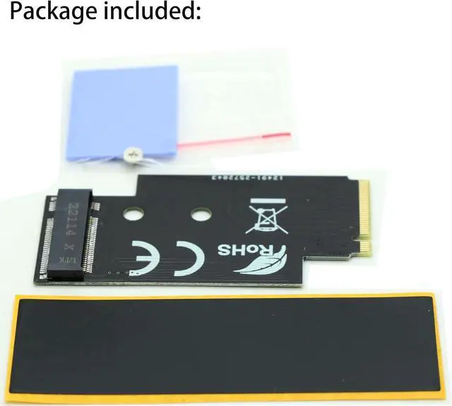 Alt view image 3 of 6 - M.2 nVME 2242 to 2280 Extension Card Support PCIe 4.0 SSD,Compatible with Lenovo Legion Go Gaming Handheld for Upgrading SSD Upto 8TB