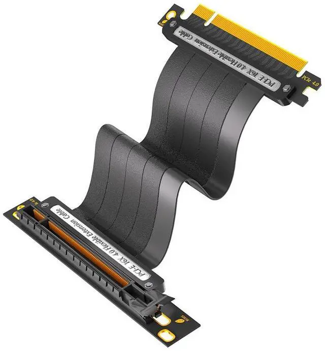 Main image of 30cm 90Degree PCI-e 4.0 X16 Riser Cable for PCIe GeForce RTX30/40 GPU Card
