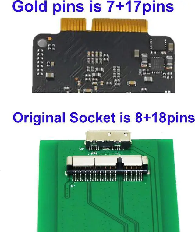 Alt view image 3 of 7 - USB 3.0 24pin External Case, Compatible for 2012 Year MacBook PRO Retina SSD (Not Fit 12+16Pin Late 2013-2015 Year MacBook PRO SSD)