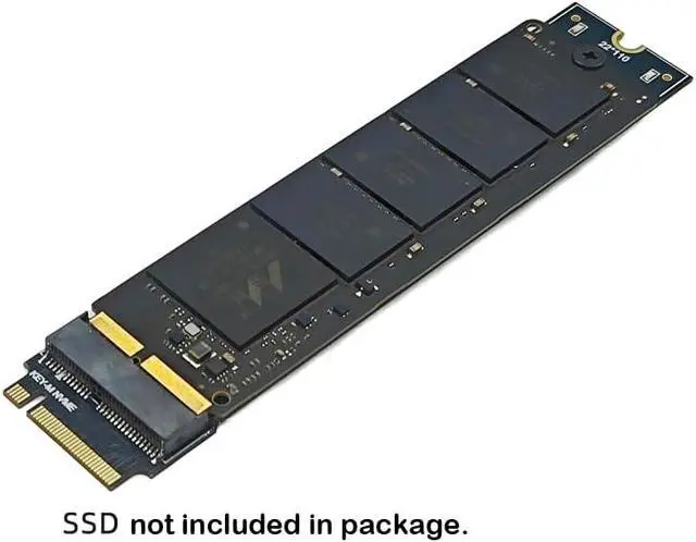 Alt view image 3 of 5 - M.2 NGFF 28Pin SSD Adapter Card, Compatible with SSD from MacBook Air 2013-2017 Year and PRO Late 2013-2015 Year (Only Fit in Desktop,NOT fit in Laptop or External USB Case)