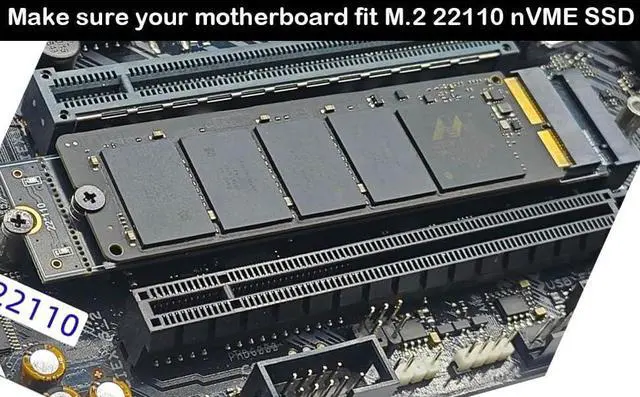 Alt view image 5 of 5 - M.2 NGFF 28Pin SSD Adapter Card, Compatible with SSD from MacBook Air 2013-2017 Year and PRO Late 2013-2015 Year (Only Fit in Desktop,NOT fit in Laptop or External USB Case)