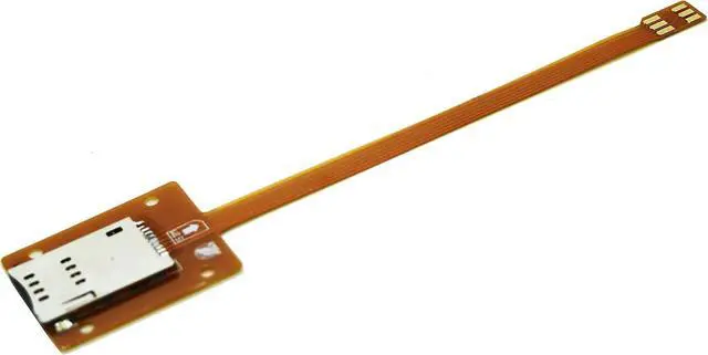 Alt view image 2 of 4 - Nano SIM 3G 4G Card Male to Standard UIM SIM Female Extension Flat FPC Cable Extender 15cms,Compatible with iPhone 5-11