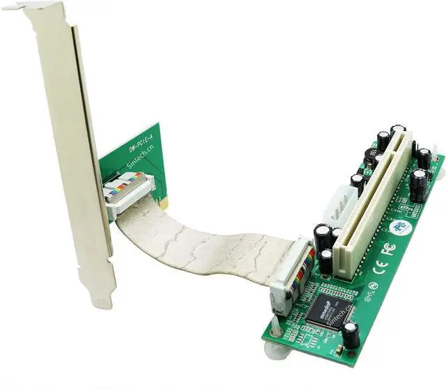 Main image of PCI-E Express 1X to PCI 32bits Adapter with 10CM Flex Cable