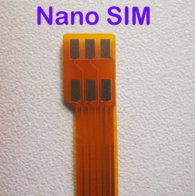 Alt view image 4 of 4 - Nano SIM 3G 4G Card Male to Standard UIM SIM Female Extension Flat FPC Cable Extender 15cms,Compatible with iPhone 5-11
