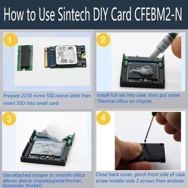 Alt view image 3 of 5 - CFexpress Type B nVME Card with Aluminium Case,Compatible with Nikon Z6 Z7 Z9 D6 D850,Canon R3 R5
