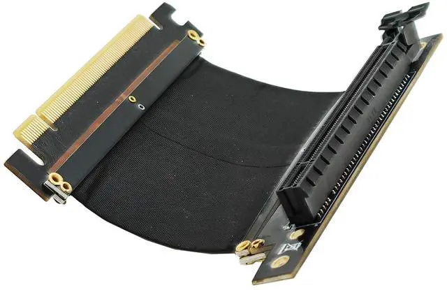 Main image of PCI-E Express X16 Riser Extend Card with High Speed Flex Cable(5cm 90Degree)