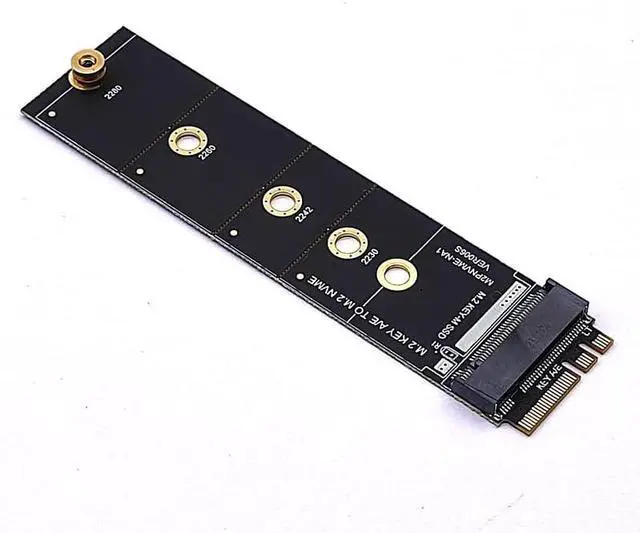 Alt view image 4 of 4 - M.2 (NGFF) NVME SSD to M2 A/E Key Port Card and Cable