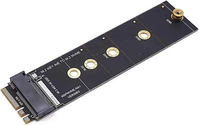 Alt view image 3 of 4 - M.2 (NGFF) 2280 NVME SSD to M2 A/E Key Port Card (Only Provide PCIe 1X Lane)