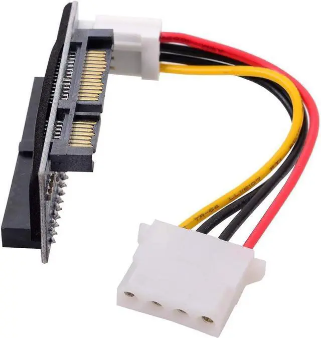 Alt view image 4 of 6 - IDE/PATA 40Pin HDD to SATA Motherboard Adapter Card with 30cm SATA 7+15pin Cable for Desktop 3.5 Inch Hard Disk Drive