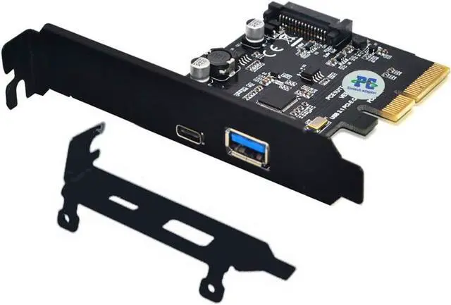 Main image of PCI-E 4X to USB 3.0 Adapter,PCI Express Type C Gen 2 Expansion Card with Asmedia Chipset ASM3142